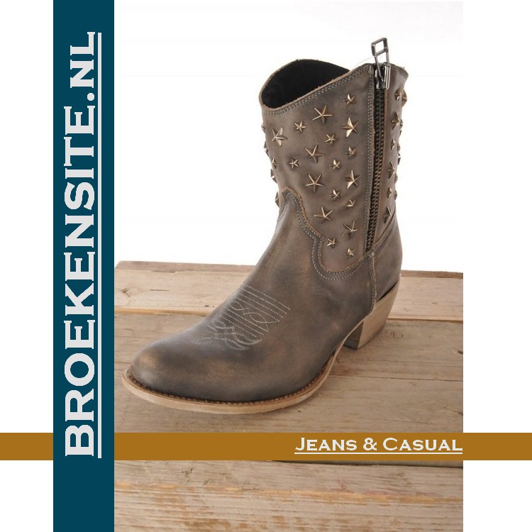 Sancho boots kort grijs used Sancho boots kort grijs used